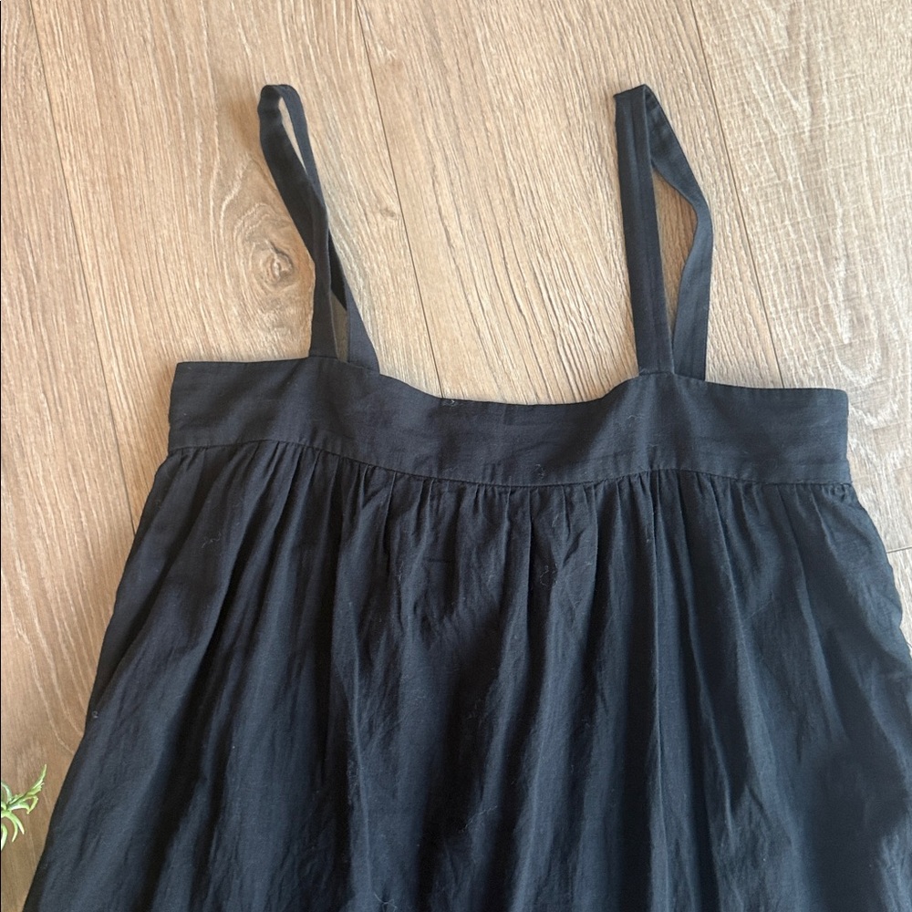 JENNI KAYNE SEERSUCKER SUMMER DRESS IN BLACK SIZE XS - Picture 8 of 10